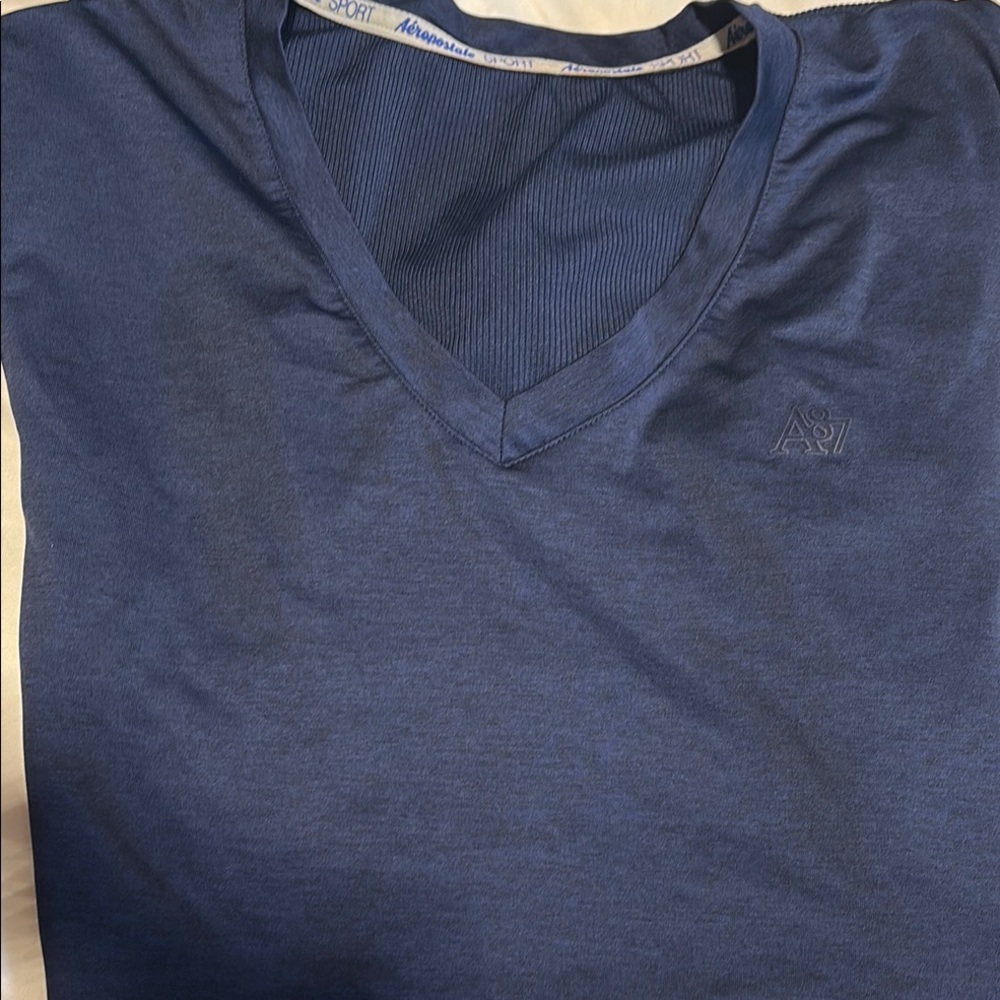 Navy Blue V-Neck Tank Top